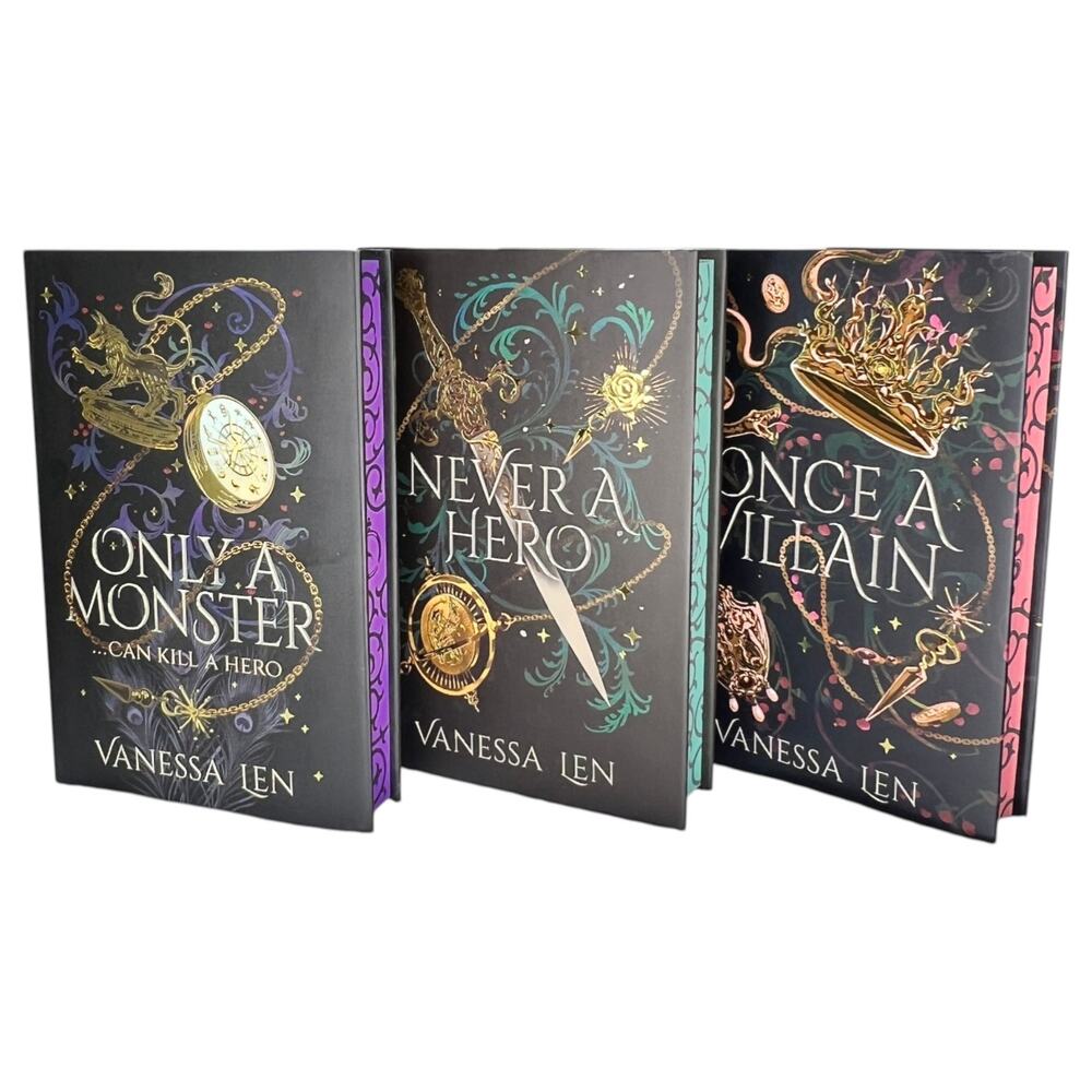 FairyLoot Monsters Trilogy by Vanessa Len - January 2022 YA Box Book / Sequels